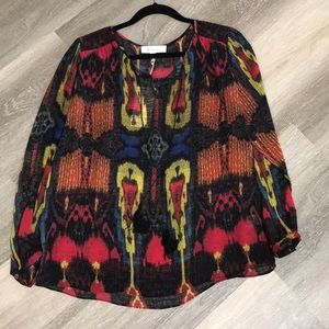 Two by Vince Camuto Long Sleeve Blouse